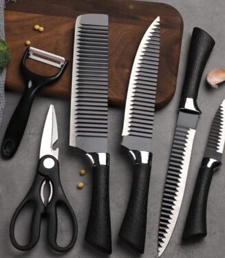 Ensemble de Couteaux de Cuisine 6 Pièces